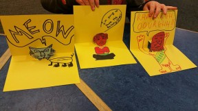 Muirhouse Library - pop-up card crafts