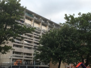 Photograph of a block of flats