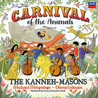 Front cover artwork of the Carnival of the Animals CD.