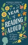 Book cover for A year of reading aloud by Georgina Rodgers.