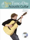 Book cover for A new tune a day for acoustic guitar by John Blackwell.